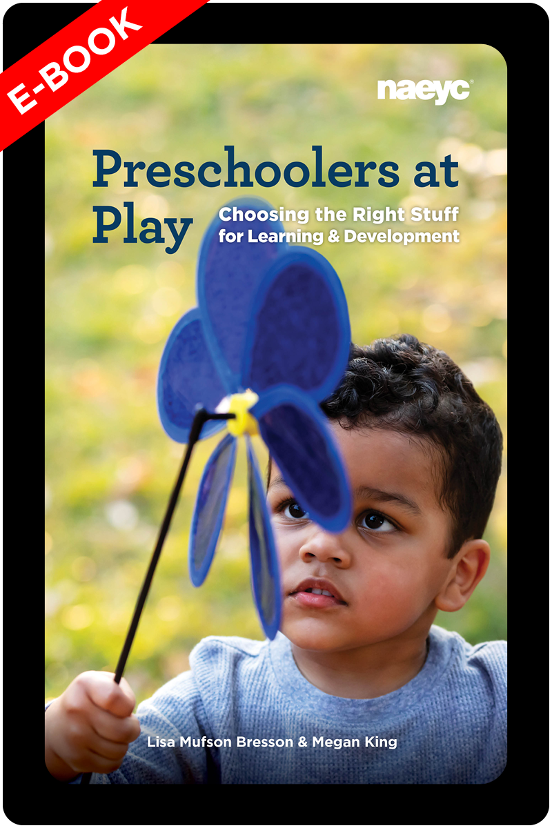 (E-Book) Preschoolers at Play: Choosing the Right Stuff for Learning and Development Publication *All Sales are Final