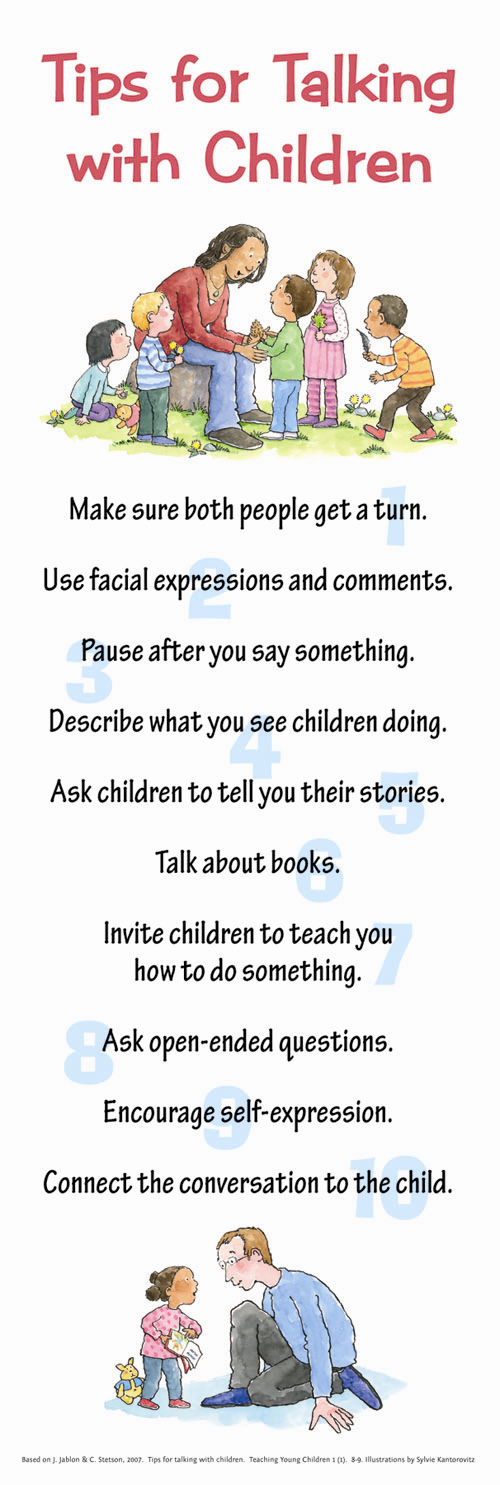 Tips for Talking With Children - $5 SALE *All Sales are Final